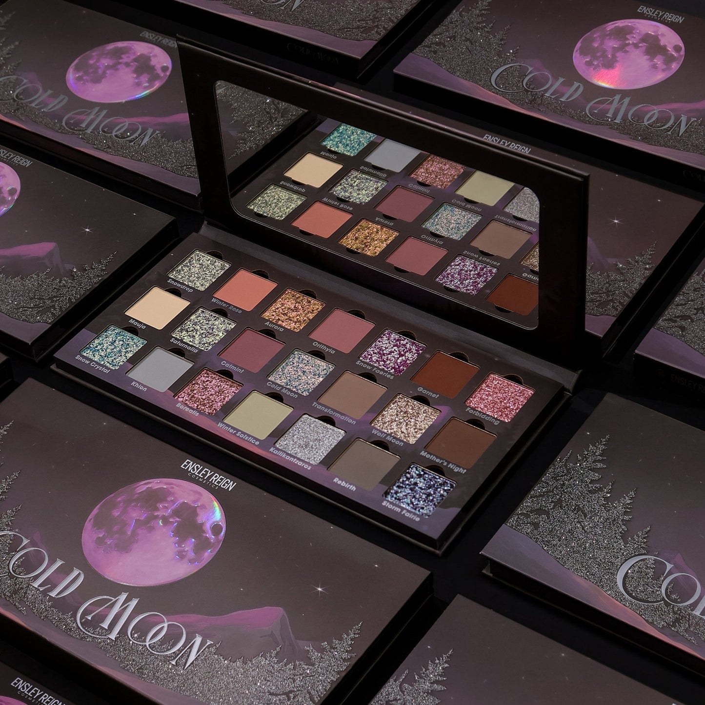 NEW Cold Moon Volume 1 Pressed Pigment & Eyeshadow Palette - Ensley Reign Cosmetics