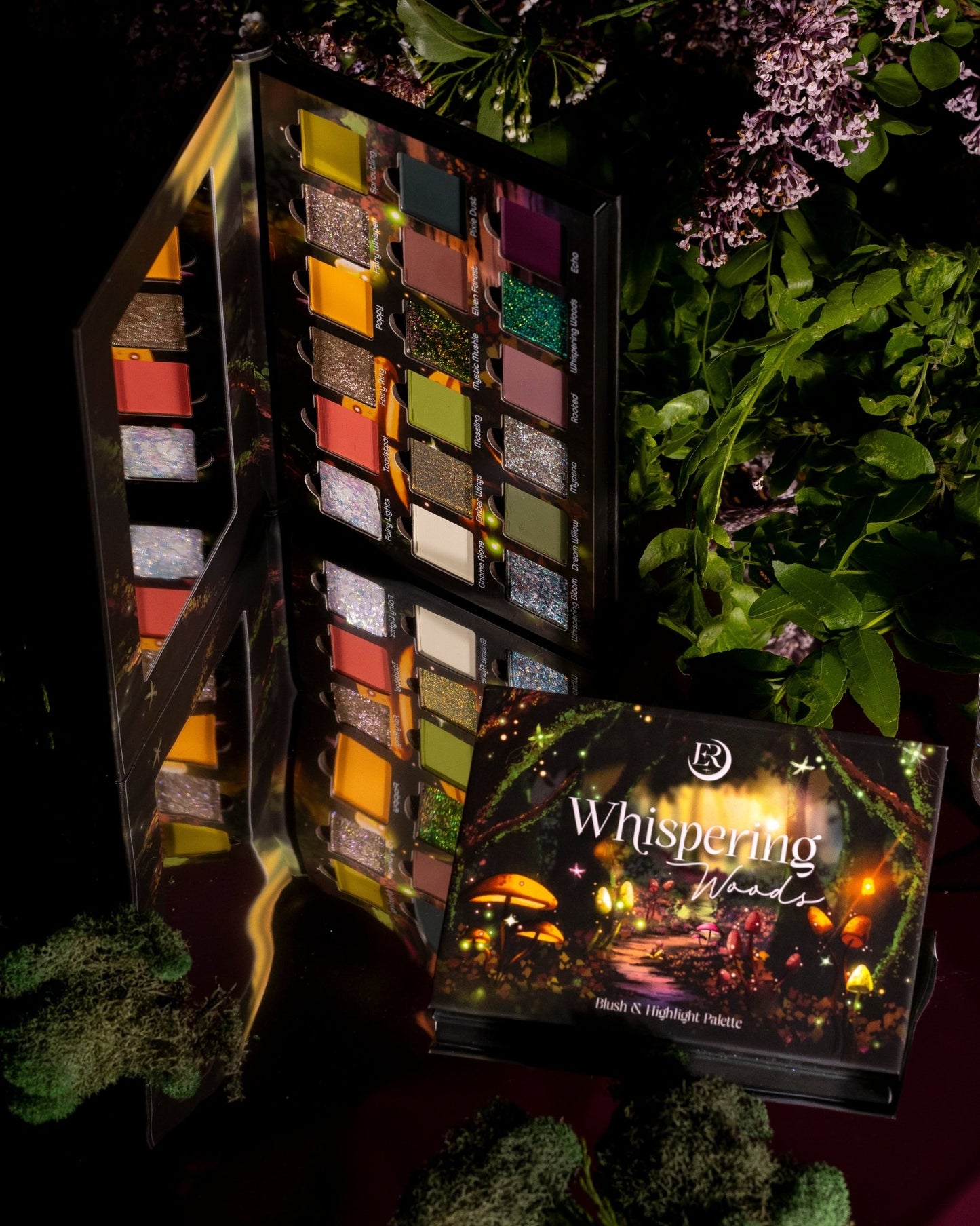 Whispering Woods 18 Pan Makeup Palette - Ensley Reign Cosmetics