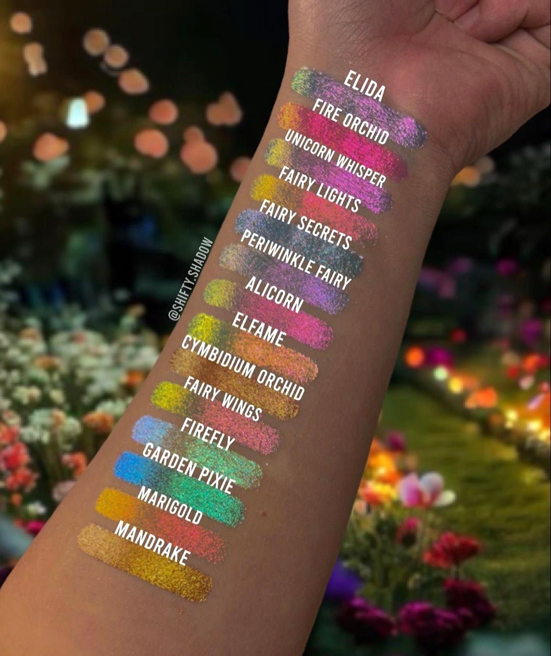 Enchanted Garden Full Moon Pressed Eyeshadow Collection - Ensley Reign Cosmetics