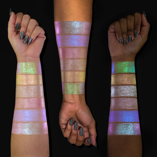 Cold Moon v2: Makeup and Eyeshadow Palette Plus Highlighter Palette Bundle