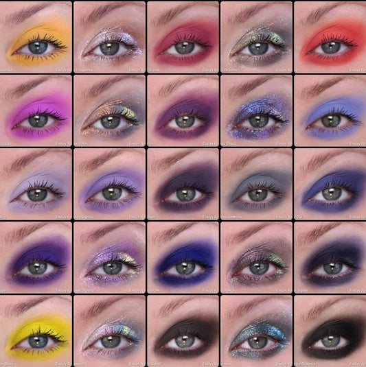 Change The Channel 25-Pan Pressed Pigment and Eyeshadow Palette - Ensley Reign Cosmetics