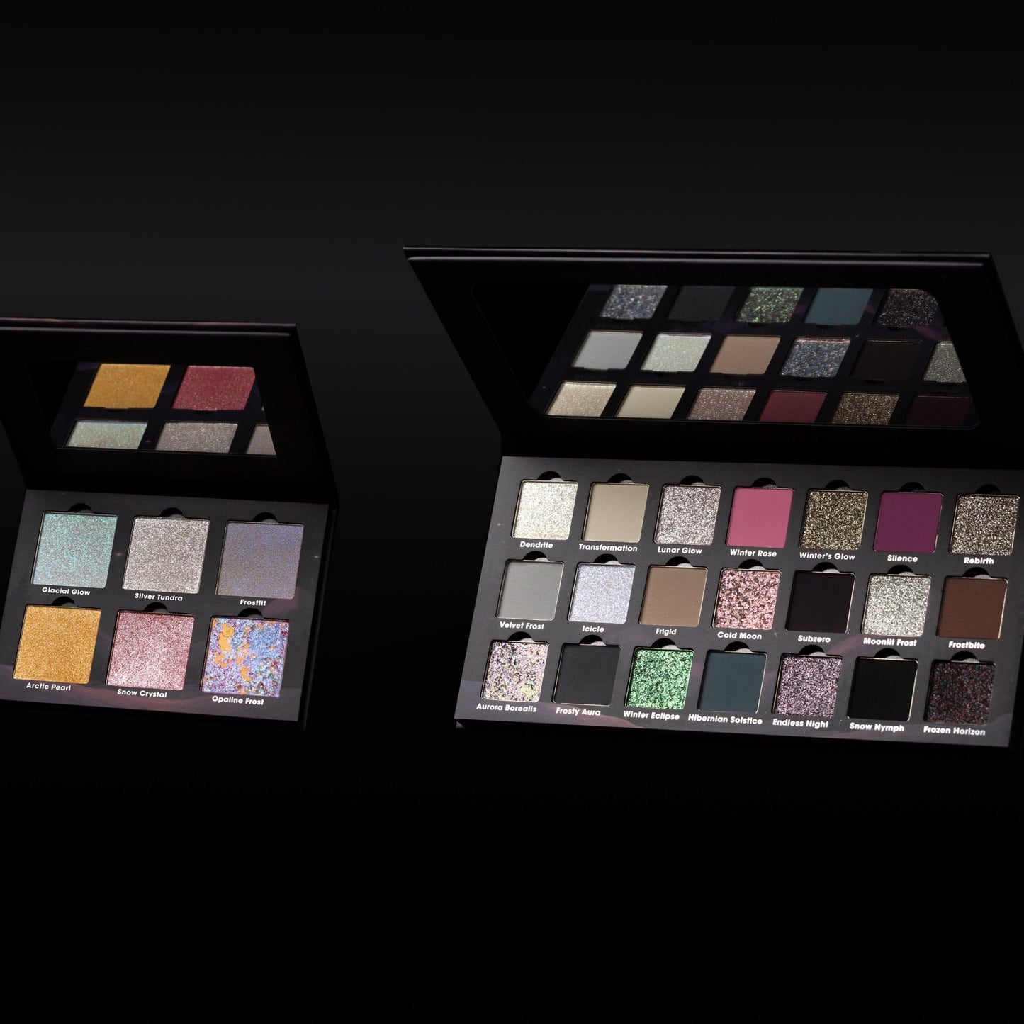 Cold Moon v2: Makeup and Eyeshadow Palette Plus Highlighter Palette Bundle - Ensley Reign Cosmetics