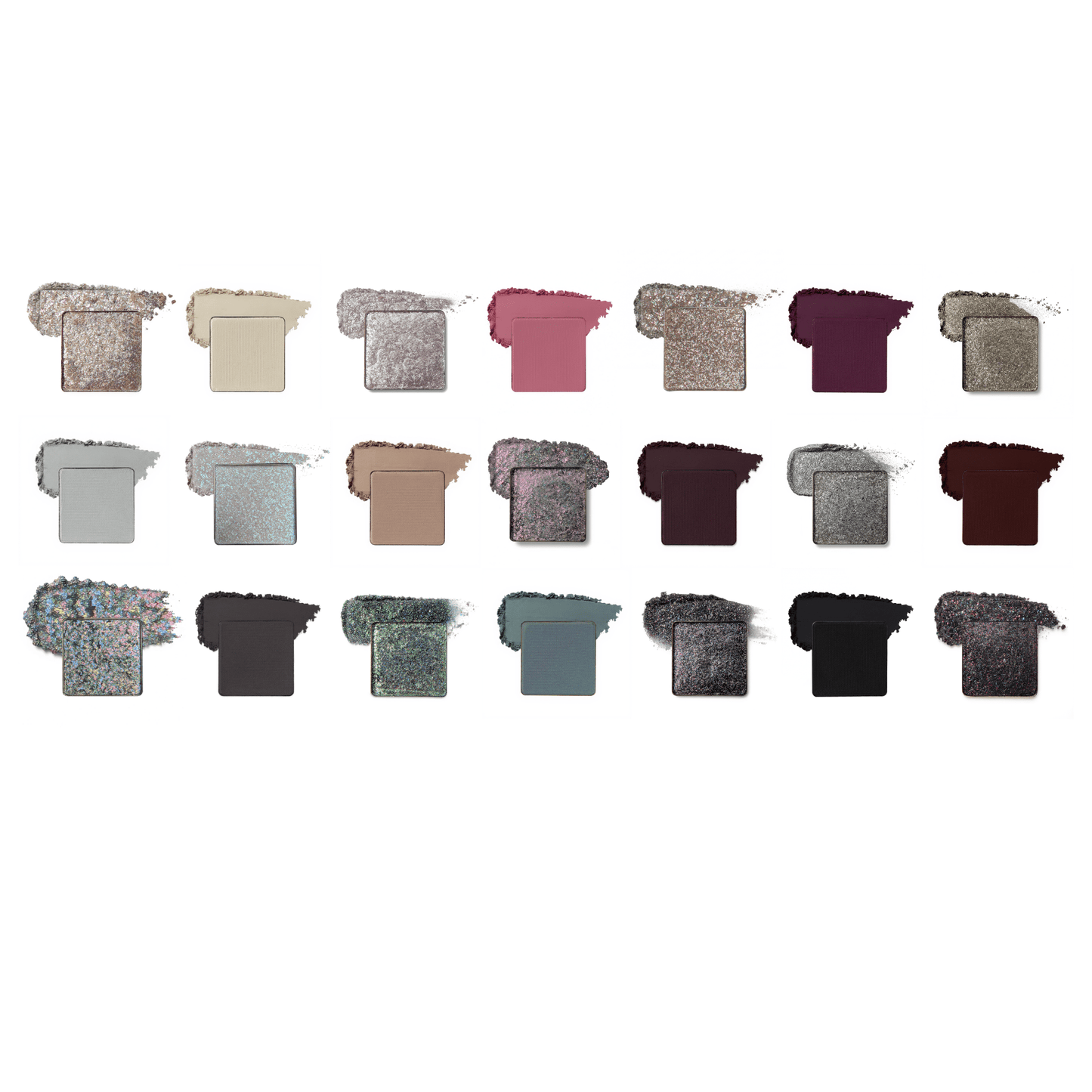 Cold Moon v2: Makeup and Eyeshadow Palette Plus Highlighter Palette Bundle - Ensley Reign Cosmetics