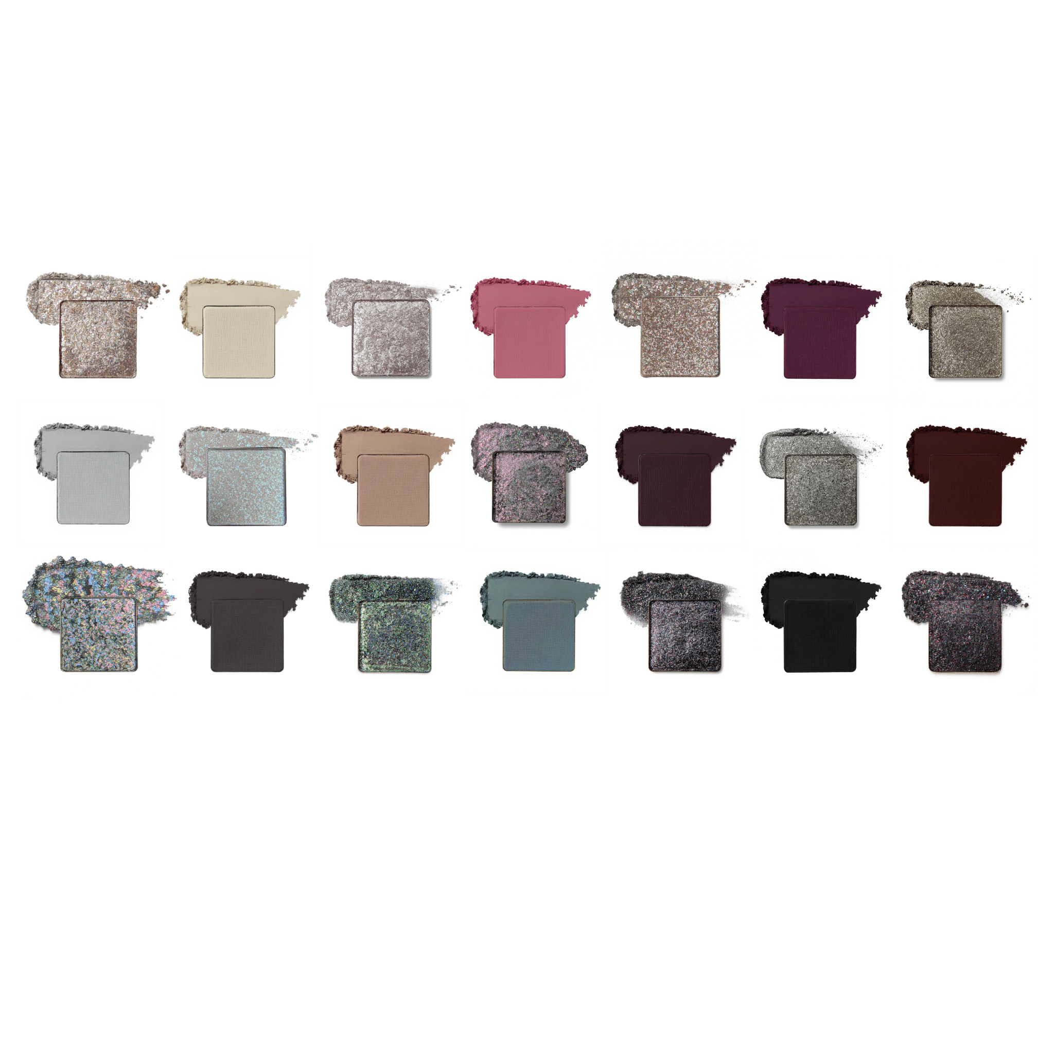 Cold Moon v2: Makeup and Eyeshadow Palette Plus Highlighter Palette Bundle - Ensley Reign Cosmetics