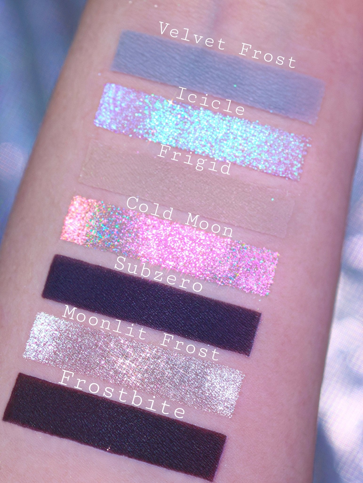 Cold Moon Volume 2 Makeup and Eyeshadow Palette - Ensley Reign Cosmetics