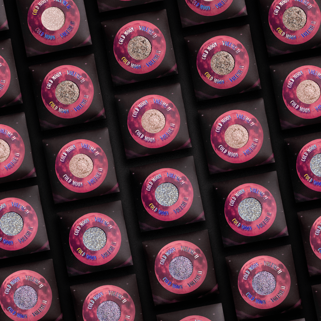 Cold Moon Volume II Full Collection Bundle with FREE 5 - Pan Magnetic Palette - Ensley Reign Cosmetics