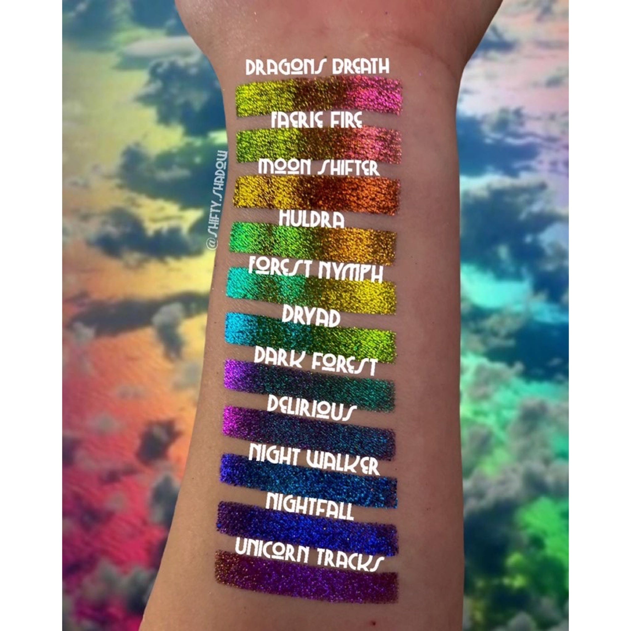 Enchanted Forest Multichrome Full Moon Pressed Eyeshadow Collection - Ensley Reign Cosmetics