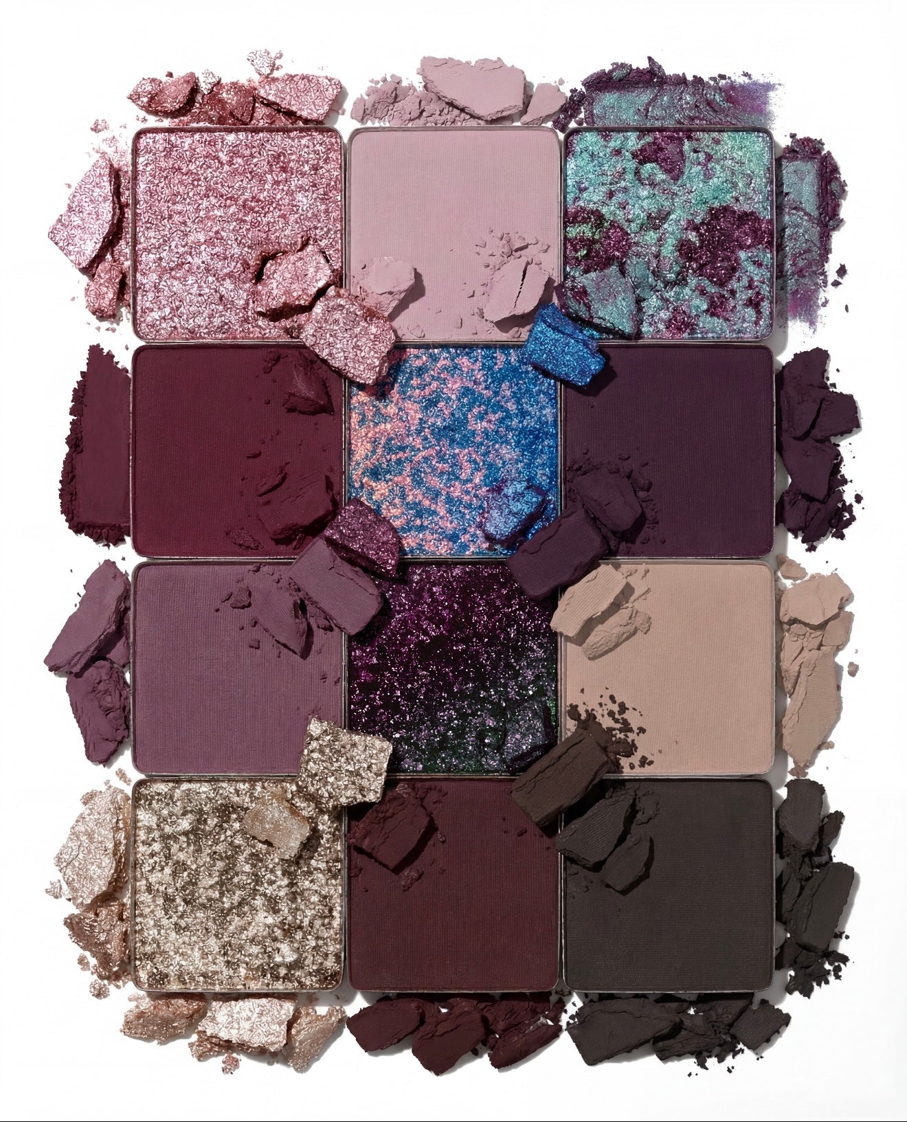 Nevermore 12 - Pan Pressed Pigment and Eyeshadow Palette - Ensley Reign Cosmetics