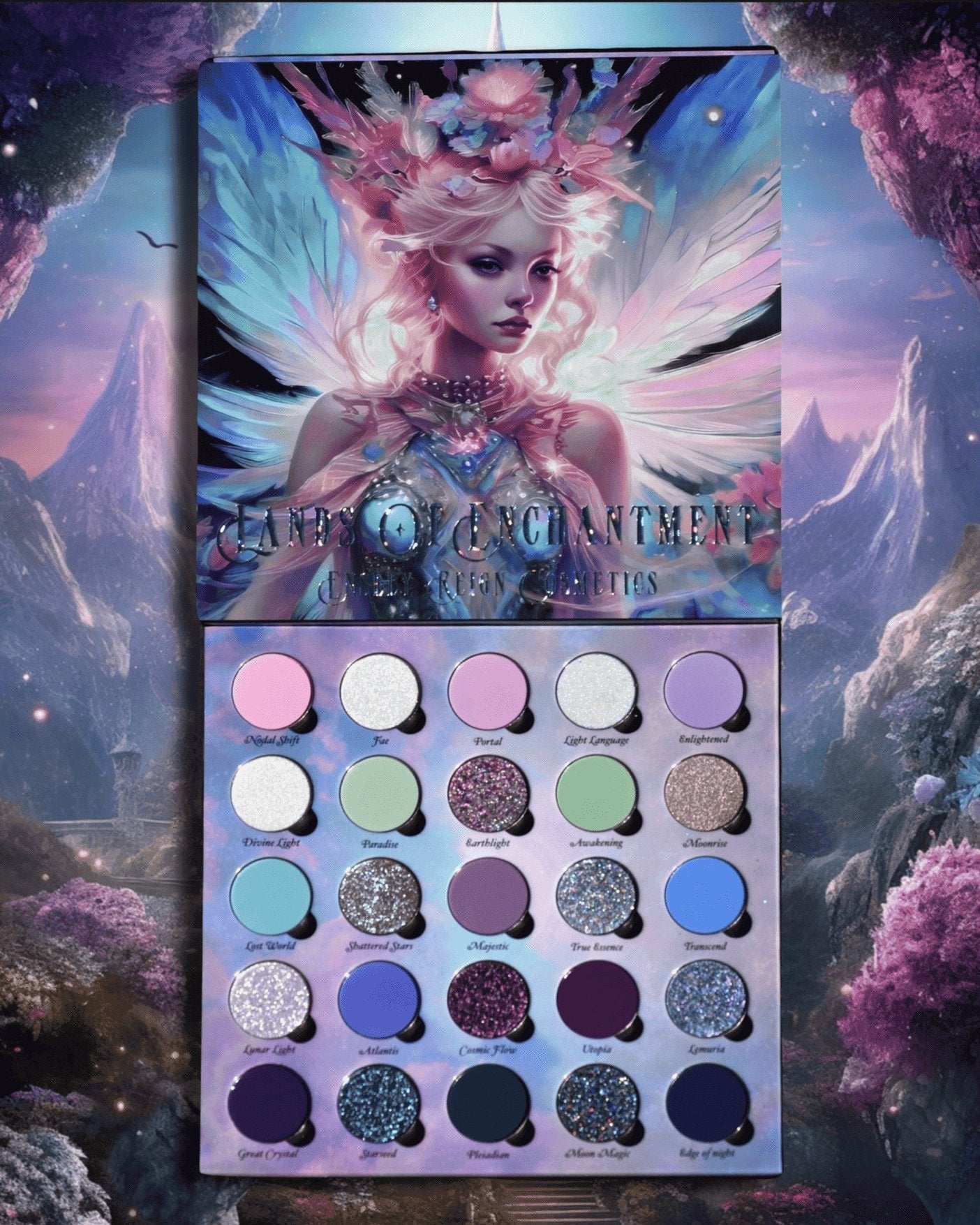 PREORDER 6 - 9 Weeks Lands of Enchantment Eyeshadow Palette - Ensley Reign Cosmetics